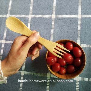 Eco amigable bambú para los niños bebé cucharas cubiertos <span class=keywords><strong>chino</strong></span> tazón de sopa y cuchara conjunto - Product Image 2