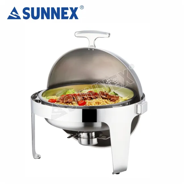 Sunnex, оптовая продажа, поставка для отеля, из нержавеющей стали, подогреватель еды для ресторана, буфетное блюдо для жарки