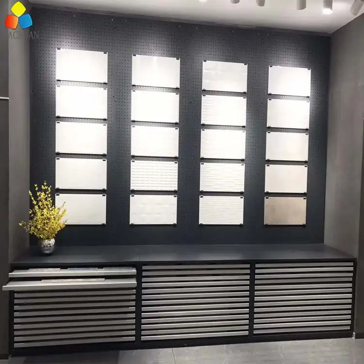 Showroom Granite Sliding Display Rack With Cabinet stone granite slab display rack for tiles