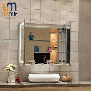 Armoire <span class=keywords><strong>de</strong></span> salle <span class=keywords><strong>de</strong></span> bain murale moderne avec éclairage, haute qualité, prix usine - Product Image 3