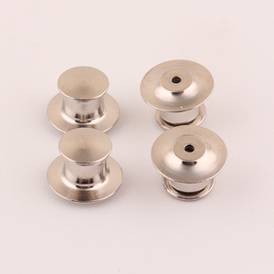 <span class=keywords><strong>Precio</strong></span> barato color plata latón bloqueo cabeza plana solapa pin trasero al por mayor - Product Image 4