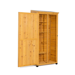 Abri <span class=keywords><strong>de</strong></span> stockage <span class=keywords><strong>Armoire</strong></span> <span class=keywords><strong>de</strong></span> <span class=keywords><strong>jardin</strong></span> en bois multifonction verrouillable <span class=keywords><strong>pas</strong></span> <span class=keywords><strong>cher</strong></span> Personnalisation extérieure Abri <span class=keywords><strong>de</strong></span> stockage en bois massif 10X16 28.36 - Product Image 4