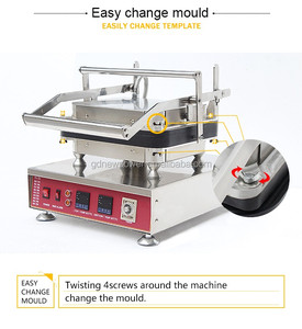 Meilleur vente tarte gaufre faisant machin/egg roll faisant la machine tarte gaufrier pour vente - Product Image 4