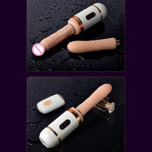 Seksspeeltjes Vagina Massager Telescopische Sterke Vibratie Volwassen Benodigdheden Voor Vrouwen Masturbatie Sekswinkel Volwassen Erotische Big Dildo Sexo - Product Image 5
