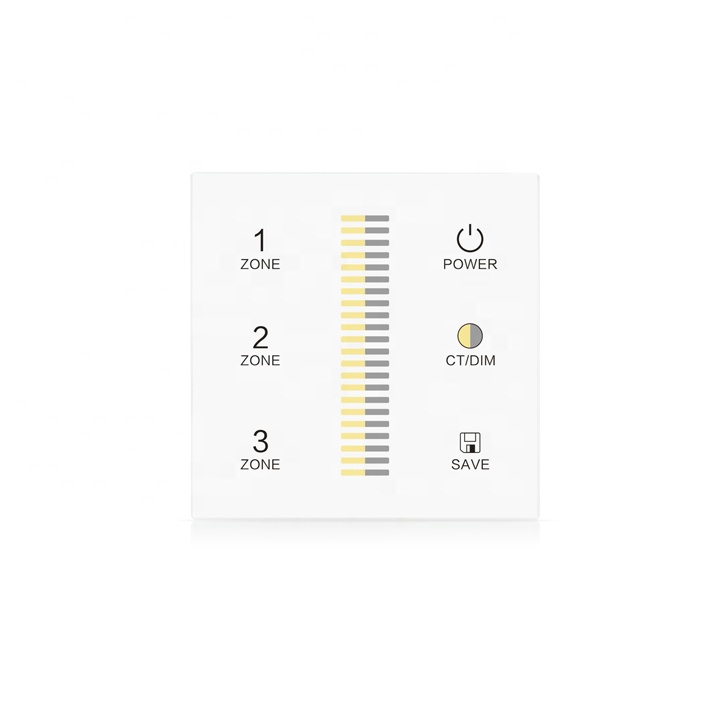 ZigBee HA1.2 ЕС беспроводной Дистанционное управление Touch панель стены диммер переключатель контроллер