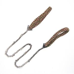 24-Inch <span class=keywords><strong>Pocket</strong></span> Kettingzaag Draad Zaag Outdoor Survival Gear Opvouwbare Kettingzaag Met Parachute Koord Hand Voor Bomen - Product Image 5