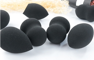 <span class=keywords><strong>Amazon</strong></span> Meilleure Vente Beauté Maquillage Blender Promotionnel Chaude Non Latex Noir Maquillage Éponge Fabricant - Product Image 5