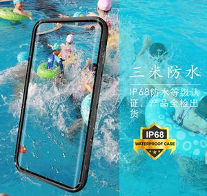 IP68 <span class=keywords><strong>Cover</strong></span> <span class=keywords><strong>per</strong></span> telefono in TPU antiurto certificata <span class=keywords><strong>per</strong></span> <span class=keywords><strong>Samsung</strong></span> A30 <span class=keywords><strong>A50</strong></span> A80 Huawei con Design metallico e compatibilità di ricarica Wireless - Product Image 2