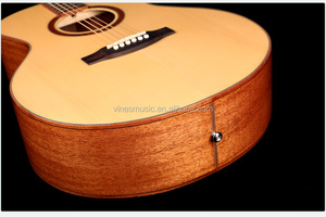 OEM logotipo personalizado <span class=keywords><strong>de</strong></span> fábrica 4/4 tamaño <span class=keywords><strong>de</strong></span> alta calidad sólido superior occidental electro <span class=keywords><strong>guitarra</strong></span> acusticas - Product Image 3