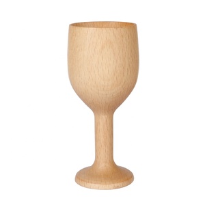 Nuovo calice in legno di faggio naturale artigianale squisito - Product Image 1