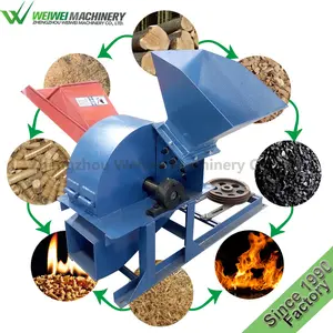 Weiwei Industrial wood waste sawdust corncob grinder hammer mill pine tree and oak chips saw machine
