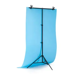 T Shape Xách Tay Backdrop Đứng Kit Với Mùa Xuân Kẹp Carry Bag Cho PVC Nền Muslin Bông Backdrop