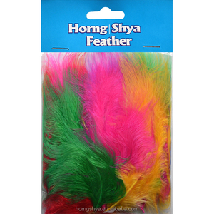 comercio al por mayor HP-79 muestra gratis hecho a mano de Color sólido 5-7 pulgadas personalizado teñido <span class=keywords><strong>plumas</strong></span> de marabú - Product Image 6