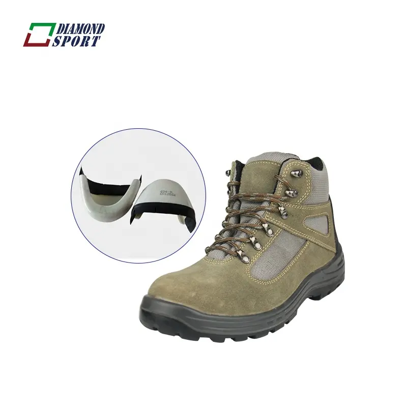 Melhor marca de calçados de segurança industrial tampa de aço botas de segurança botas de trabalho homens