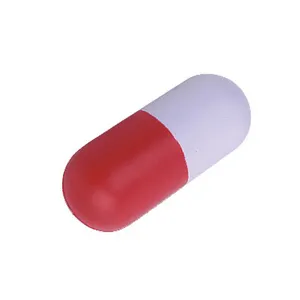 Nhà Máy khuyến mại PU bọt Pill Capsule Shaped Pill PU Antistress reliever đồ chơi