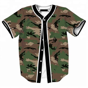 2018 sublimación 100% malla de poliéster moda Jersey de béisbol barato blanco Jersey de béisbol - Product Image 1