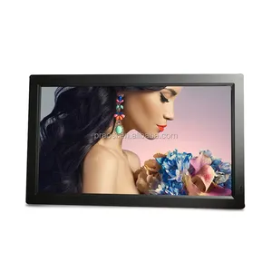 Hd vídeo sexy 18 " / 19" digital picture frame com cartão de memória SD e USB bloqueado