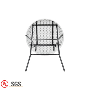 Mobilier d'extérieur pour patio et <span class=keywords><strong>jardin</strong></span> Table pliante en <span class=keywords><strong>plastique</strong></span> Bar d'hôtel portable Table pliante blanche ronde <span class=keywords><strong>de</strong></span> 80cm en <span class=keywords><strong>plastique</strong></span> Ensemble <span class=keywords><strong>de</strong></span> chaises - Product Image 5