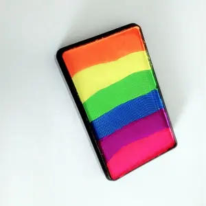 Nước Dựa Halloween Bdy Sơn Trang Điểm Palette, Đa Màu Chia Bánh Cầu Vồng Mặt Sơn - Product Image 3