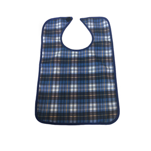 Tablier en tissu lavable personnalisé, best-seller, <span class=keywords><strong>pour</strong></span> adultes et <span class=keywords><strong>personnes</strong></span> <span class=keywords><strong>âgées</strong></span>, avec dos imperméable en vinyle - Product Image 1