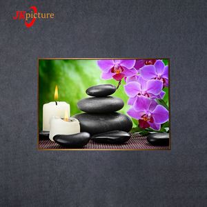 Venta caliente LED <span class=keywords><strong>arte</strong></span> pintura Zen LED Taper velas luz lienzo decoración de la pared - Product Image 3