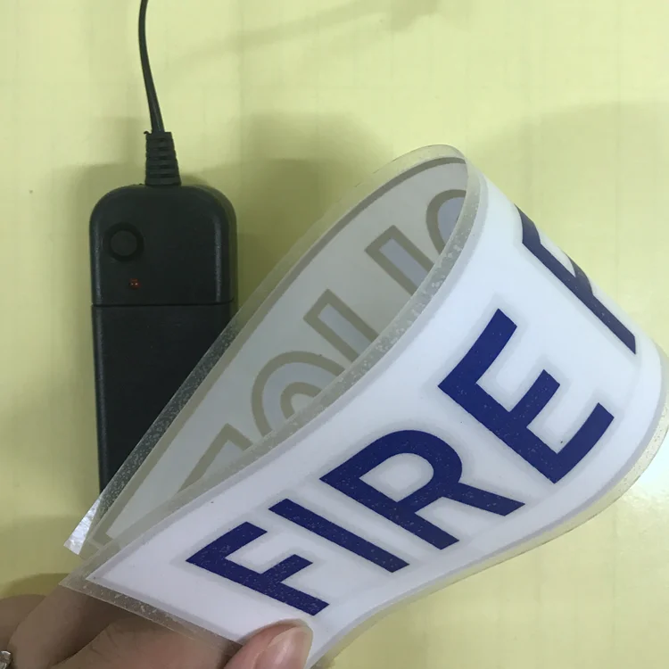 Новинка 2022 г., мигающая Светодиодная панель для жилета безопасности с инвертором