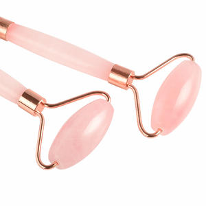 Gua Sha-Rodillo de Jade para masaje Facial, rodillo de Jade Facial de cuarzo rosa natural, venta al por mayor - Product Image 3