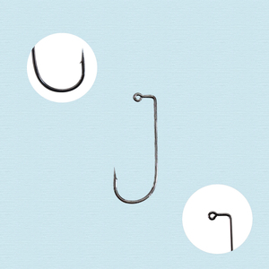 Crochets simples et gabarits en acier au carbone Japon Matériel de pêche pour <span class=keywords><strong>eau</strong></span> <span class=keywords><strong>douce</strong></span> - Product Image 2