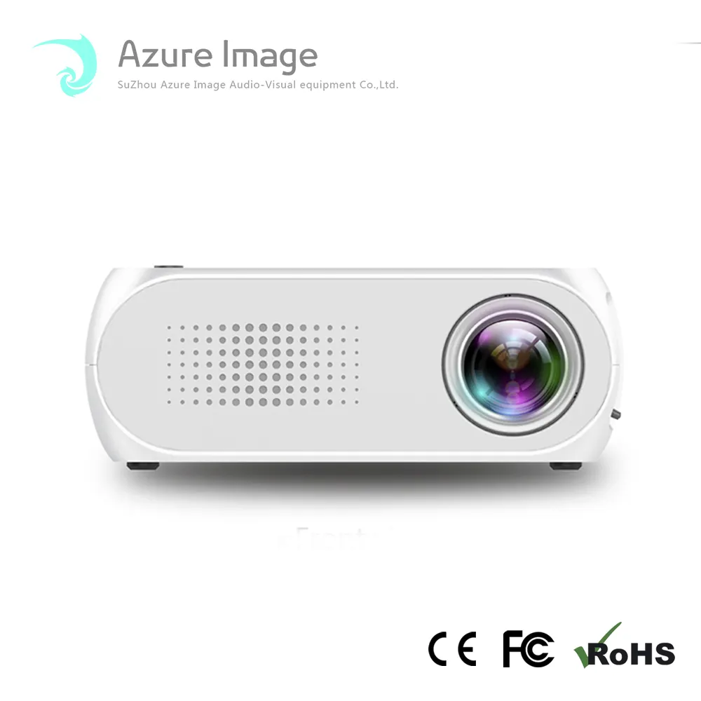 2018 mejor venta mini proyector portátil YG 320 smart proyector de vídeo para casa teatro película