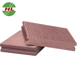 Eco Friendly Co extrusión sintético de teca al aire libre Wpc Decking hueco precios - Product Image 2