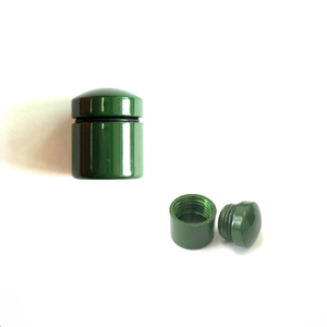 En Stock aluminio geocache logs verde nano caché container - Product Image 1