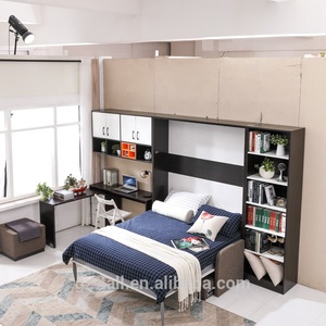 <span class=keywords><strong>Letto</strong></span> a Scomparsa Salvaspazio con Divano per Soggiorno, <span class=keywords><strong>Letto</strong></span> Murphy Pieghevole <span class=keywords><strong>in</strong></span> <span class=keywords><strong>Legno</strong></span> - Product Image 2