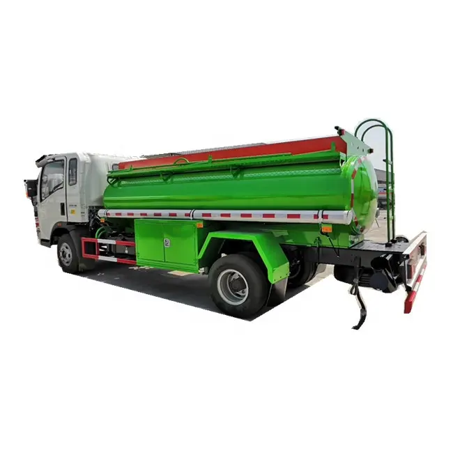 Howo RHD 4x2 6000 lít nhiên liệu xe tải thùng xe tải 1500 gallon nhiên liệu bowser nhiên liệu tàu chở xe tải cho bán