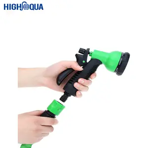 Chất lượng cao cao su niềm đam mê vườn hose với spray gun đối với tưới nước