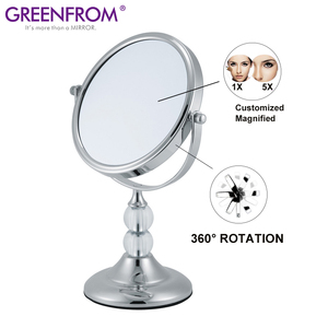 OEM & ODM Fabricant en gros 6 "recto <span class=keywords><strong>loupe</strong></span> en plastique acrylique décor tube maquillage miroir - Product Image 2