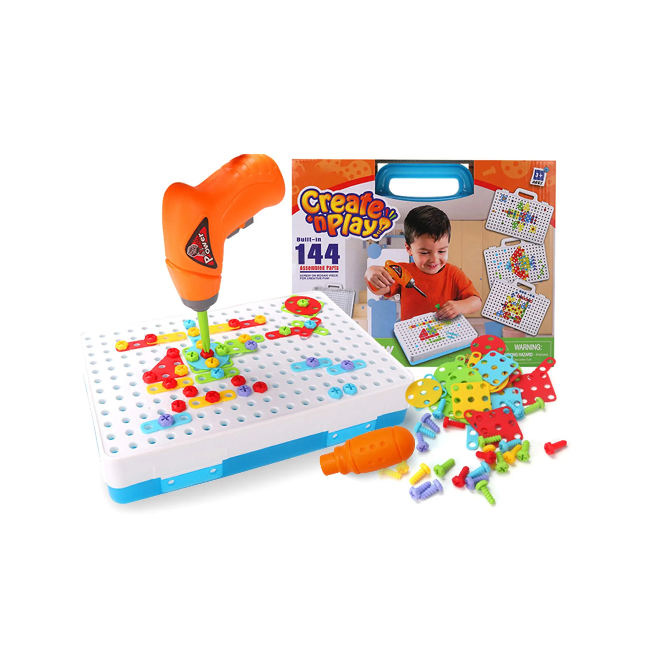 Винтовая игрушка, детский набор для сверления-Обучающие игрушки, Набор строительных инструментов, строительные блоки, центр мелкой моторики