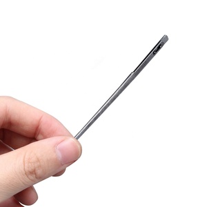 RTS DIY deri dikiş el sanatları aracı deri örgü iğnesi çift delikli deri halat dantel iğne - Product Image 3