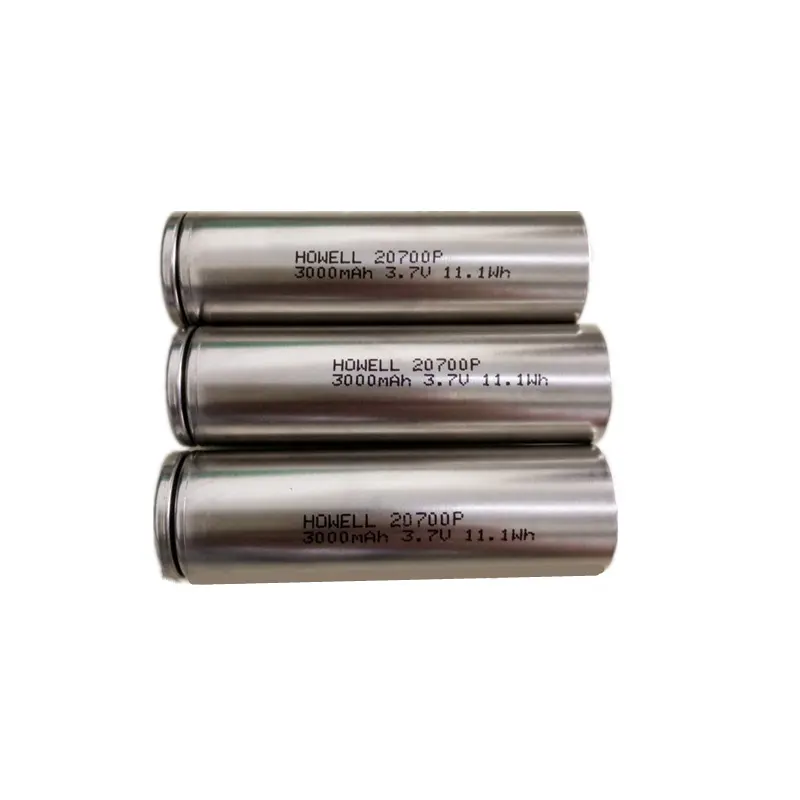 High Energy Density Rechargeable 3.7V 20700 21700 Li-Ion Battery for Electric Vehicles on wholesale