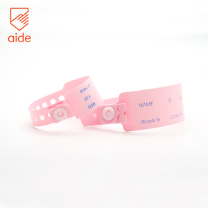 2021 bandes d'identification médicale imprimées personnalisées bande d'identification du patient bande de poignet bébé hôpital étiquette bracelet - Product Image 5