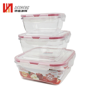 Respetuoso del medio ambiente 3 unids/set PP comida <span class=keywords><strong>de</strong></span> plástico cajas <span class=keywords><strong>de</strong></span> almuerzo contenedor - Product Image 1