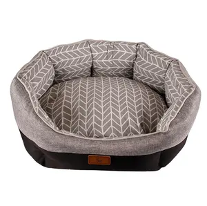 Goedkope Print Katoen Hond Slaapbank Vouwen Huisdier Bed Huis