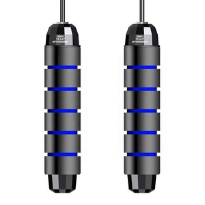 Custom Home Fitness Cardio <strong>Exercise</strong> Jump <strong>Rope</strong> Soft EVA Foam Handle Skipping <strong>Rope</strong> with Steel Cable and Iron Weights - Product Image 5