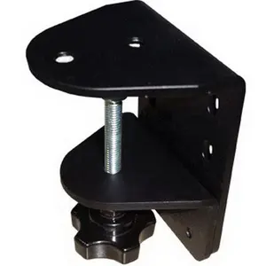 High Quality Powder Coating In Black Steel Table Clamp With Clamping Lever