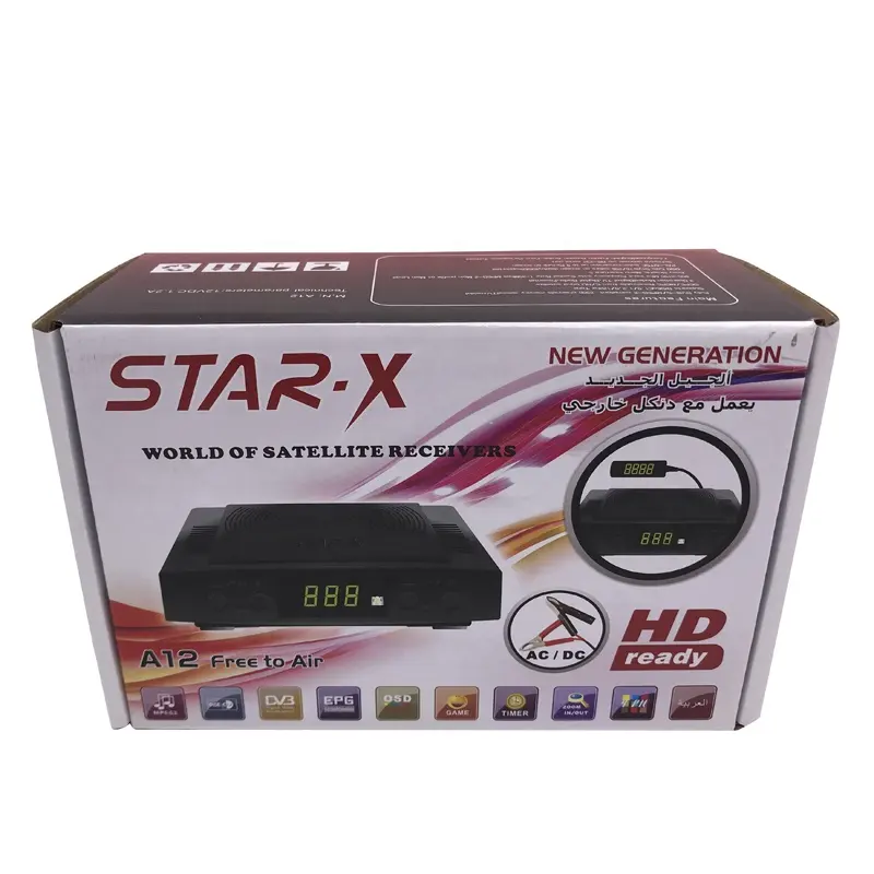 ใหม่รุ่นดาวเทียมดิจิตอล DVB-S STAR-X A12ทีวี