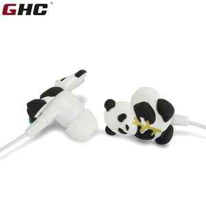 Chinois Panda Filaire 3.5mm de Bande Dessinée Écouteur Écouteurs Dans L'oreille Casque Stéréo avec joli paquet - Product Image 4