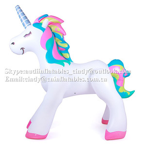 Jouets gonflables d'animaux d'eau d'éclaboussure d'été d'arroseur de cour de <span class=keywords><strong>licorne</strong></span> à vendre - Product Image 2