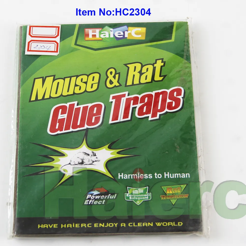 Haierc गर्म बेच माउस ट्रैप गोंद बोर्ड चूहा जाल