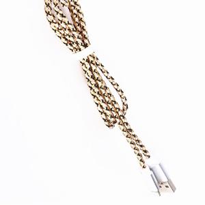 Llegada de <span class=keywords><strong>un</strong></span> nuevo material de cobre super velocidad de usb <span class=keywords><strong>a</strong></span> color mezclado cable de cargador usb trenzado - Product Image 4