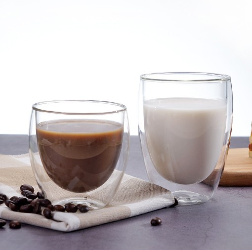 juice cup borosilicate Glass Coffee Cup double wall glass cup Beer Glass