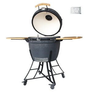 Fácil montaje Auplex 24 pulgadas keramik grillpfanne barbacoa extractor de humos de Kamado de parrilla - Product Image 2